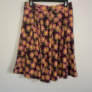 Floral Lularoe Madison Skirt